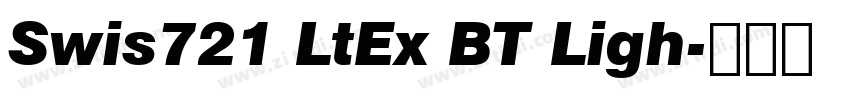 Swis721 LtEx BT Ligh字体转换